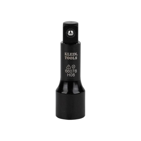 KLEIN TOOLS Flip Impact Socket Adapter, Large, 1/2 to 1/2-Inch 66078